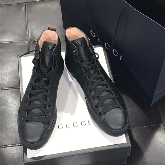 GUCCI
Leather High-Top Men's Sneakers Size 13 - Picture 4 of 4